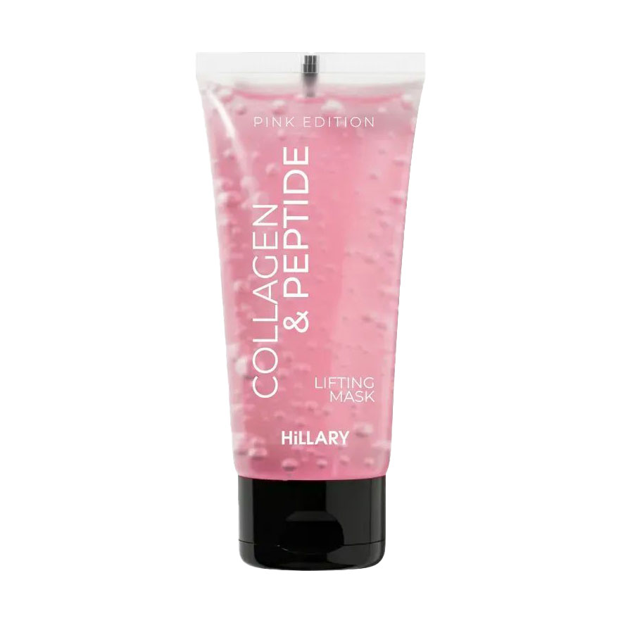 Пептидно-колагенова маска-плівка для обличчя Hillary Collagen &amp; Peptide Lifting Mask Pink Edition, 90 мл